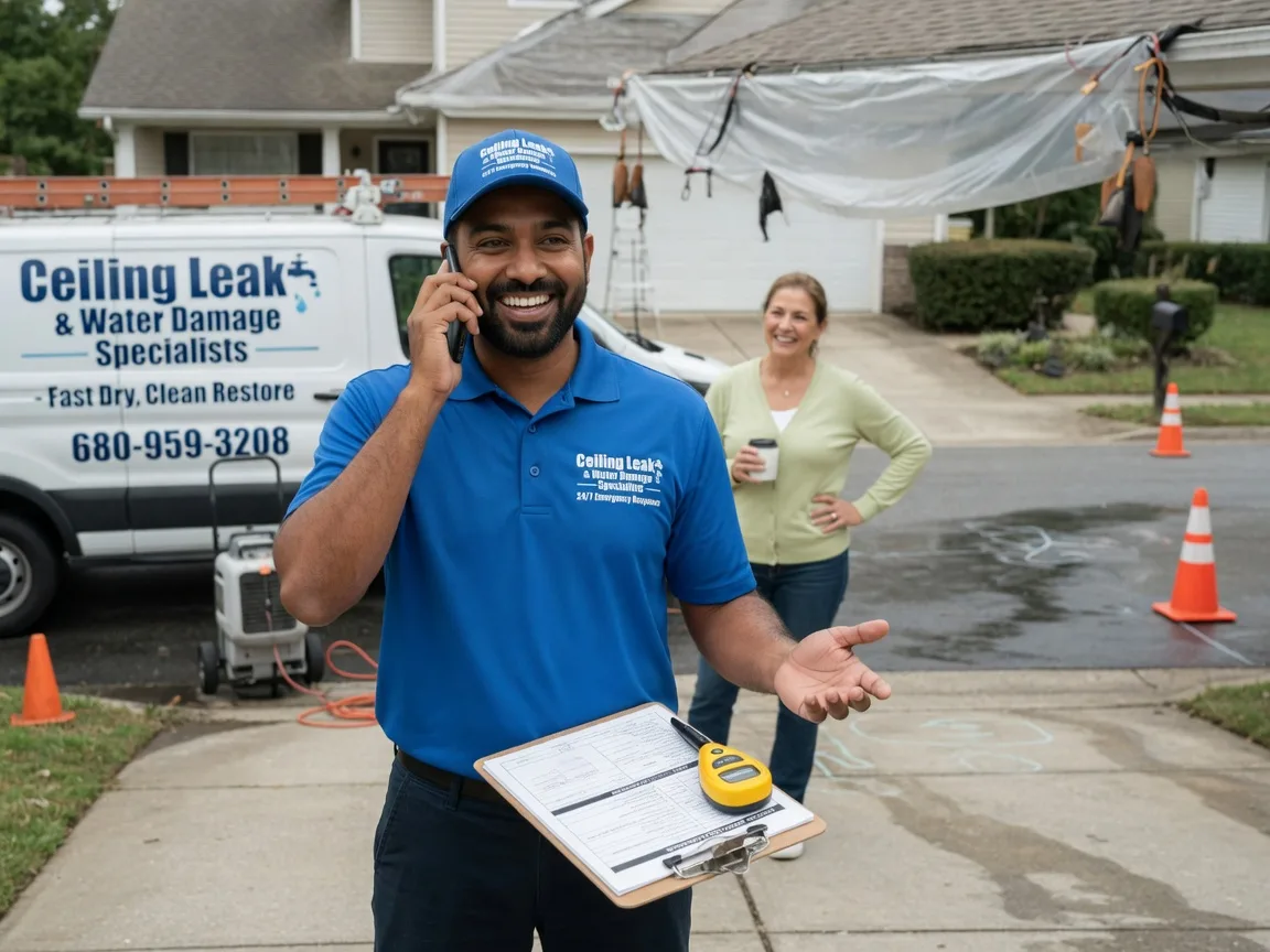 Ceiling Leak Cleanup Bronson, IA FAQs